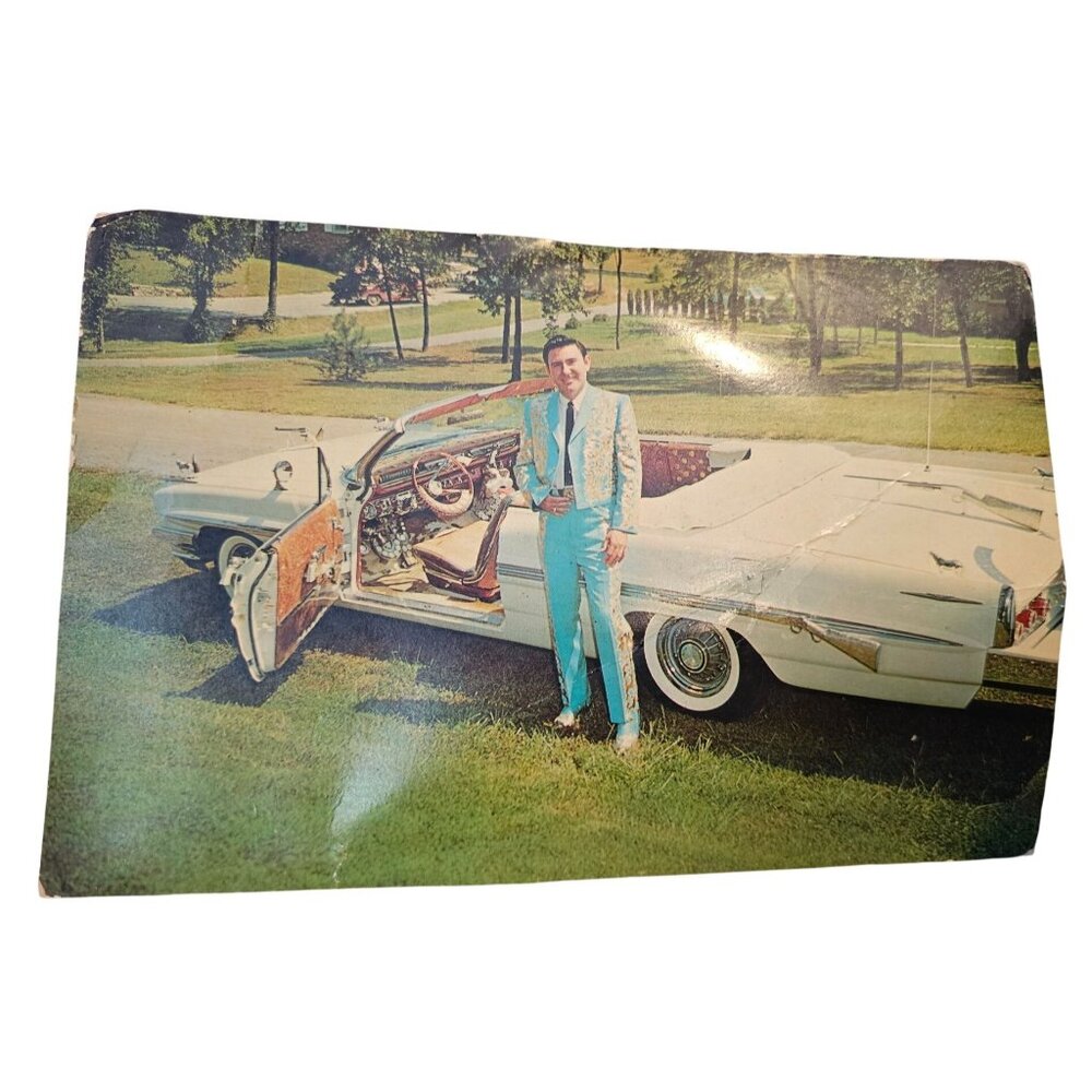 Webb Pierce Photo King of Honky Tonk Country Star 1962 Pontiac Bonneville Custom